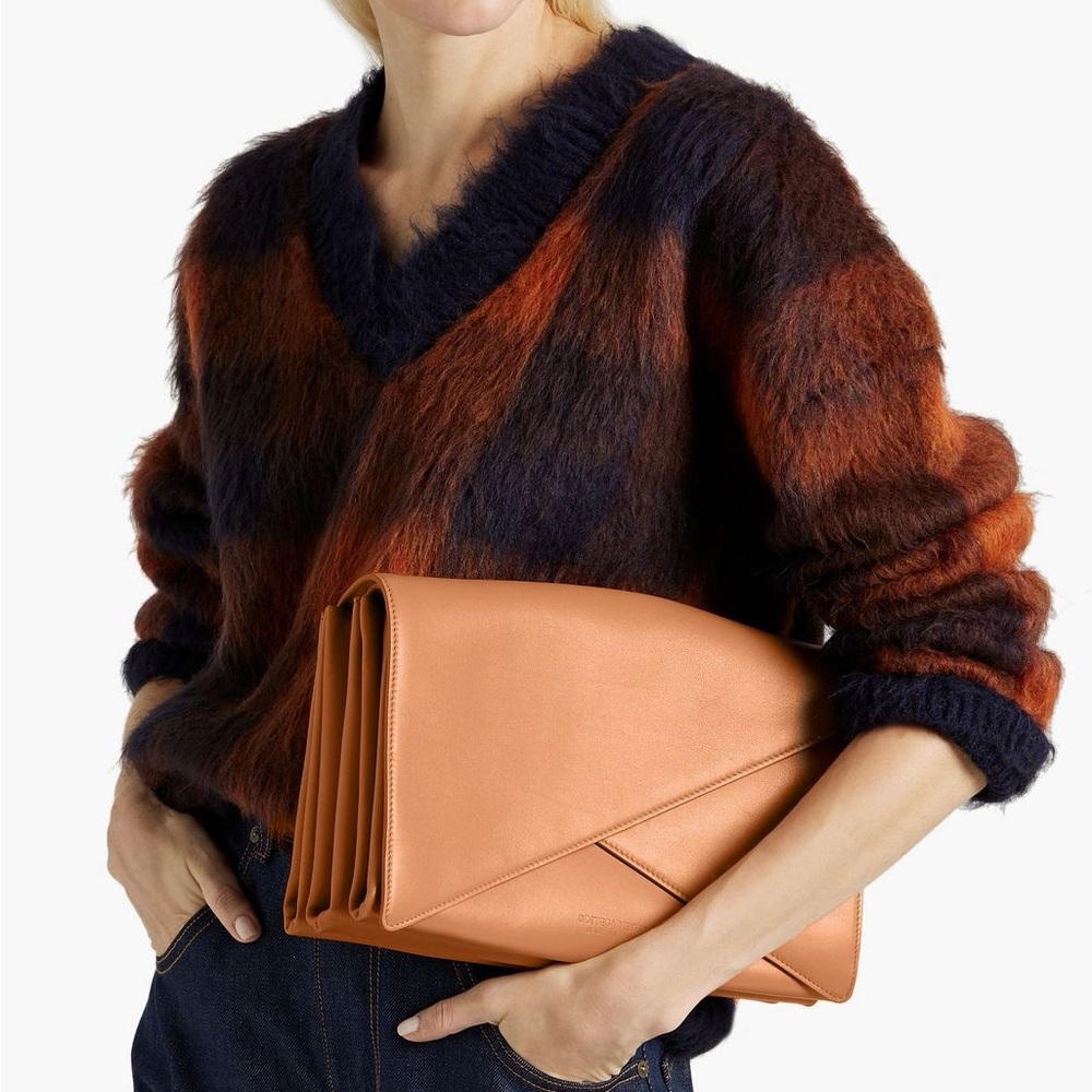 Bottega Veneta Caramel Clutch